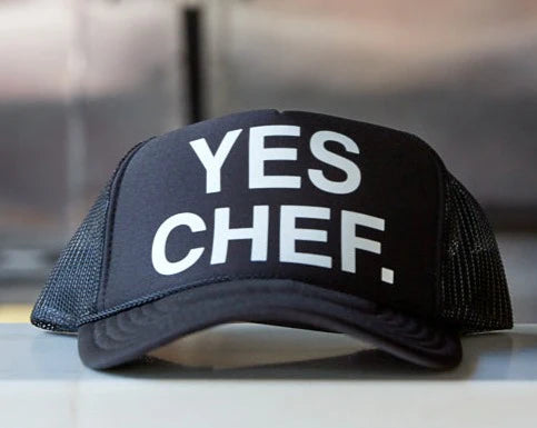 YES CHEF TRUCKER - BLACK