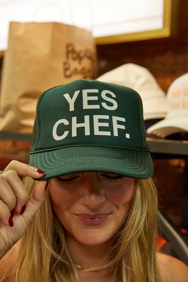 YES CHEF TRUCKER - KELLY GREEN