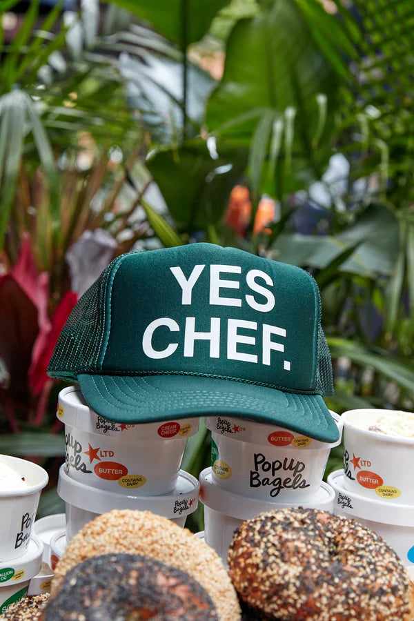 YES CHEF TRUCKER - KELLY GREEN