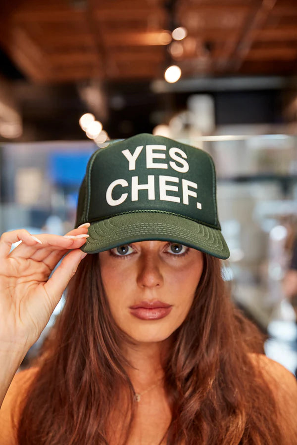 YES CHEF TRUCKER - KELLY GREEN