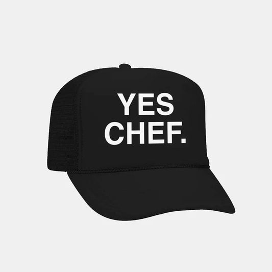 YES CHEF TRUCKER - BLACK